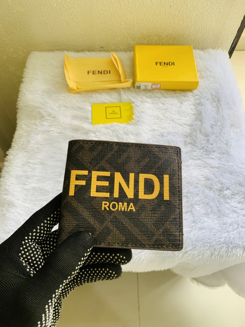 17 FENDY ROMA PRINTED PREMIUM QUALITY WALLET WITH BOX