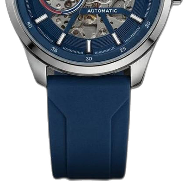 Tommy Hilfige_r Automatic Silicon Black-Silver-Blue