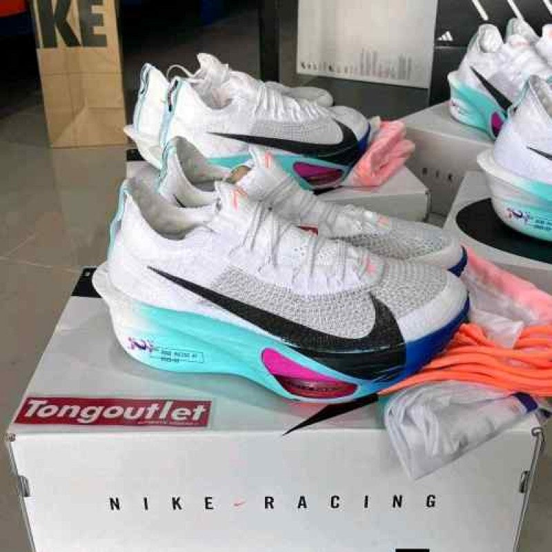 Nike Zoom Alphafly 3 WhiteHyper Turquoise Concord Black 2605