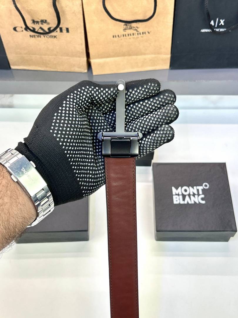Mont_ Blanc New Belt Silver Fa 107