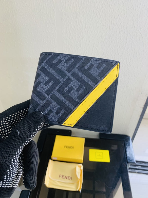 14 FENDY PRINTED PREMIUM QUALITY WALLET WITH BOX