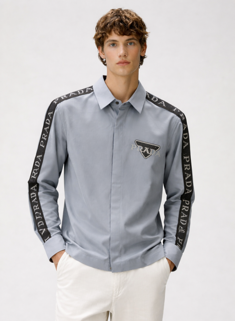Prada IMPORTED STORE ARTICLE DIAMOND SHIRT