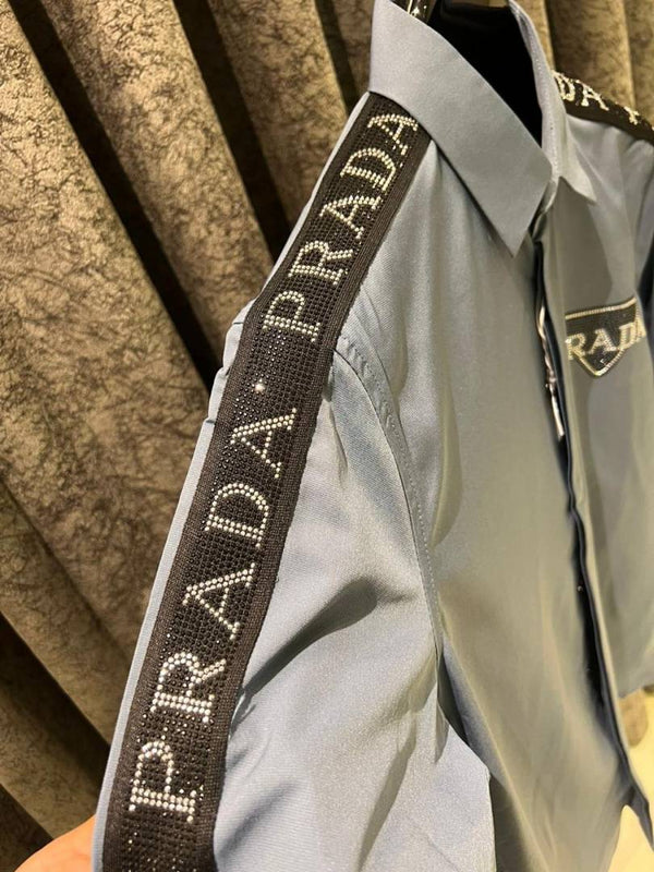 Prada IMPORTED STORE ARTICLE DIAMOND SHIRT