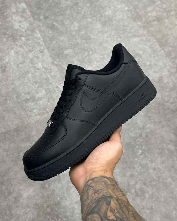 Nike Airforce 1 Black 1st Leather UA