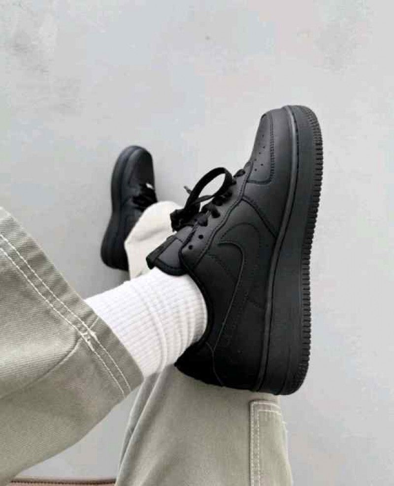 Nike Airforce 1 Black 1st Leather UA
