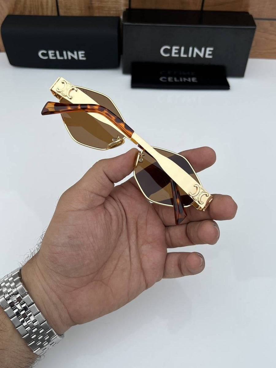 Celine 1003 gold brown