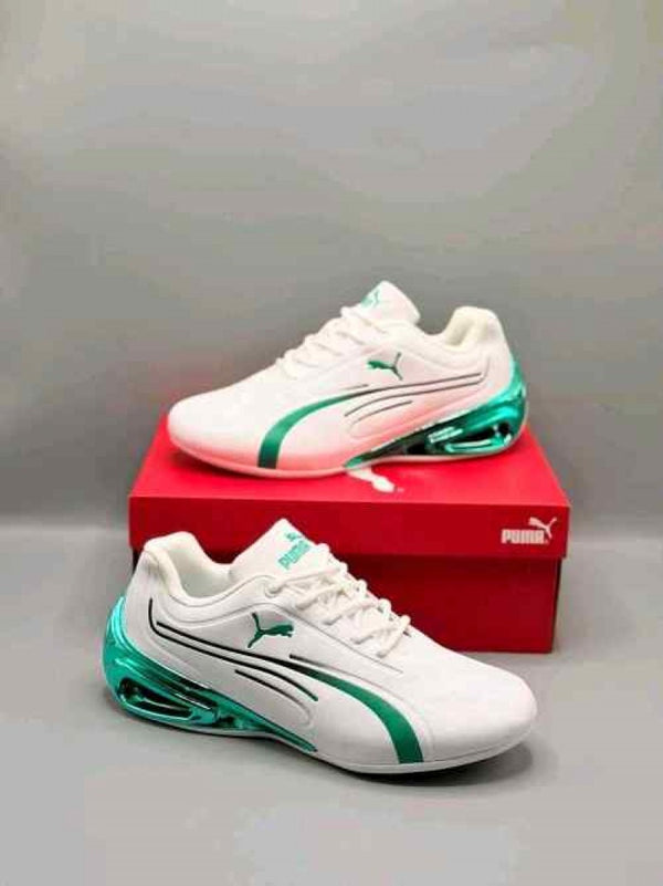 Puma Super GT Sport White Green 737