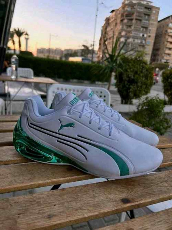 Puma Super GT Sport White Green 737