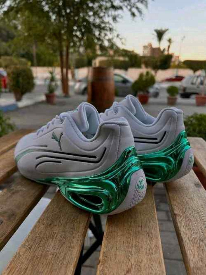 Puma Super GT Sport White Green 737
