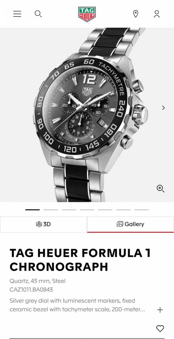 Tag Huer Formula 1 Chronograph