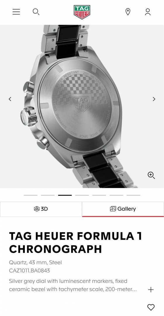 Tag Huer Formula 1 Chronograph