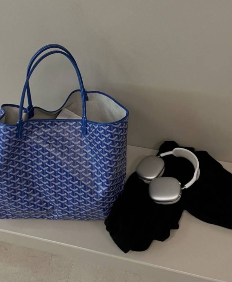 Goyard Artios Blue Tote Bag With Wallet & Dust Cover Packaging