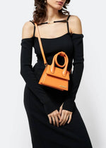 Jacquemus Le Chiquito Noeud Bag OG Box Dust Bag & Extra Sling Belt (Orange - 136)