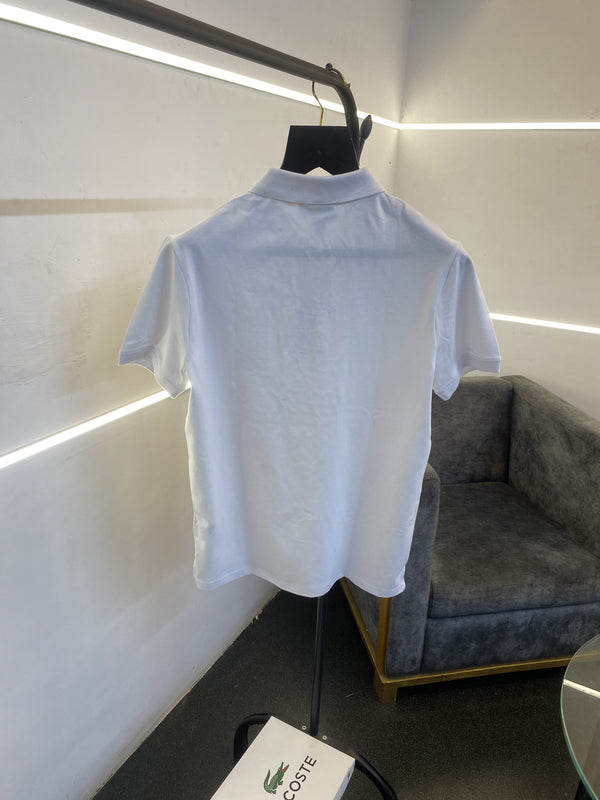 Lacoste imported box pack polo tshirt white sale