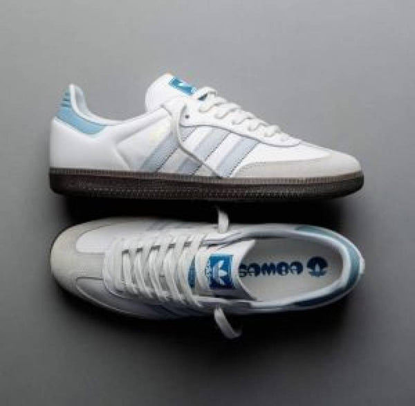 Samba white sky blue 222