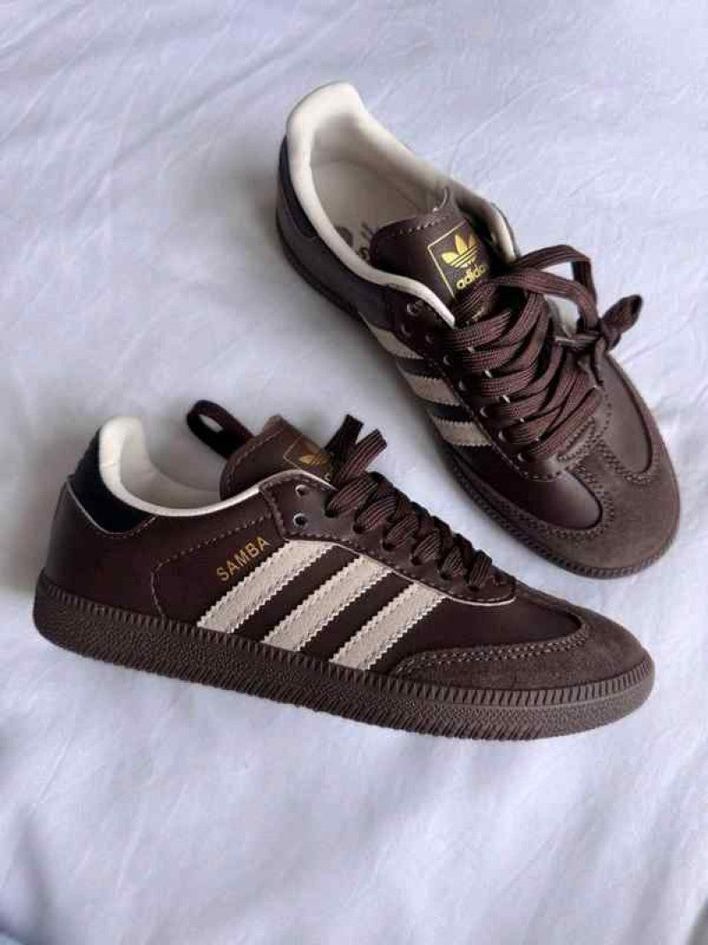 Adidas Samba Og Dark Brown Beige Gum