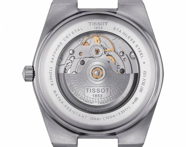Tissot 1853 Prx Automatic Top Quality silver dual blue