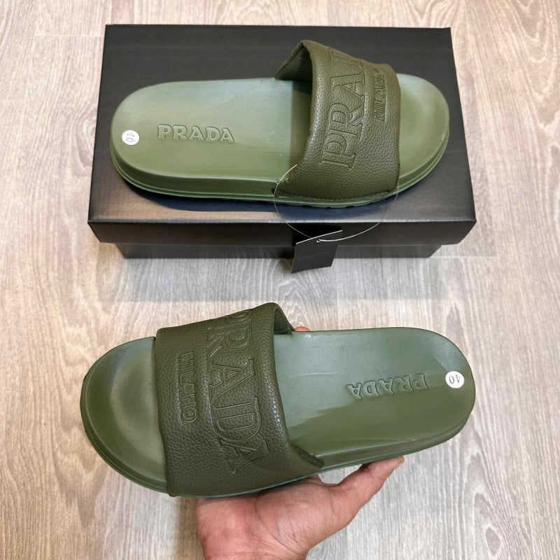 Prada Milano Premium Green Flip Flop
