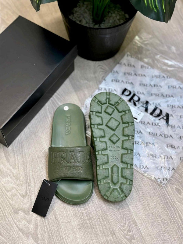 Prada Milano Premium Green Flip Flop