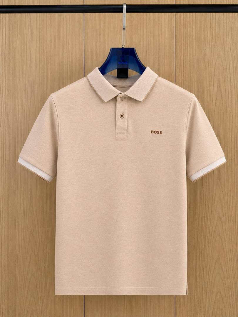 BOSS IMPORTED STORE ARTICLE POLO T-SHIRT BOX PACK LIGHT PINK