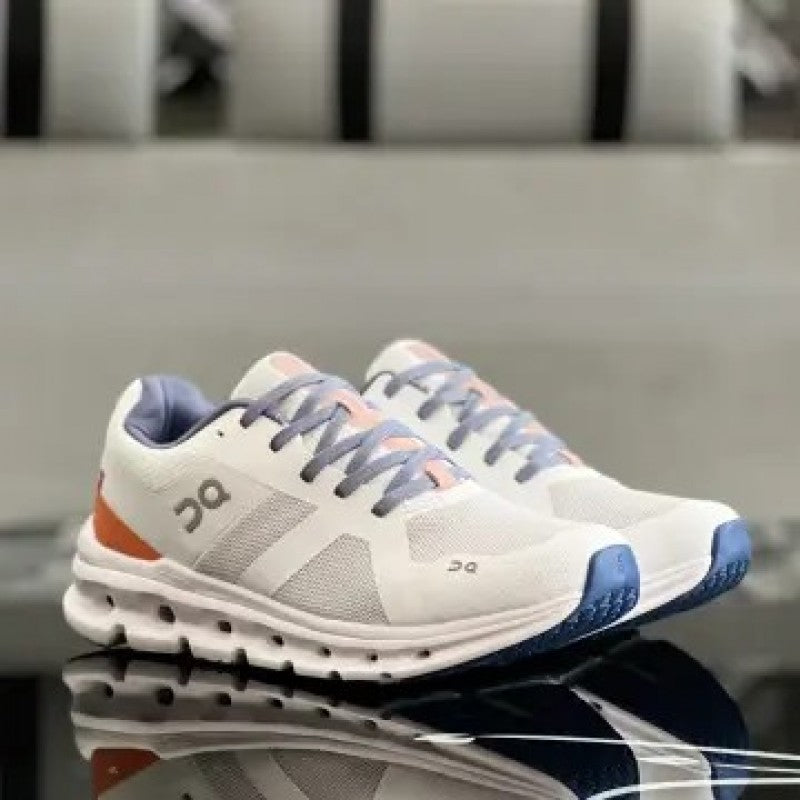 On Cloud Monster Undyed White Flame Running Shoes