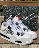Air Jordan Retro 4 Military Black For Mens Semi UA