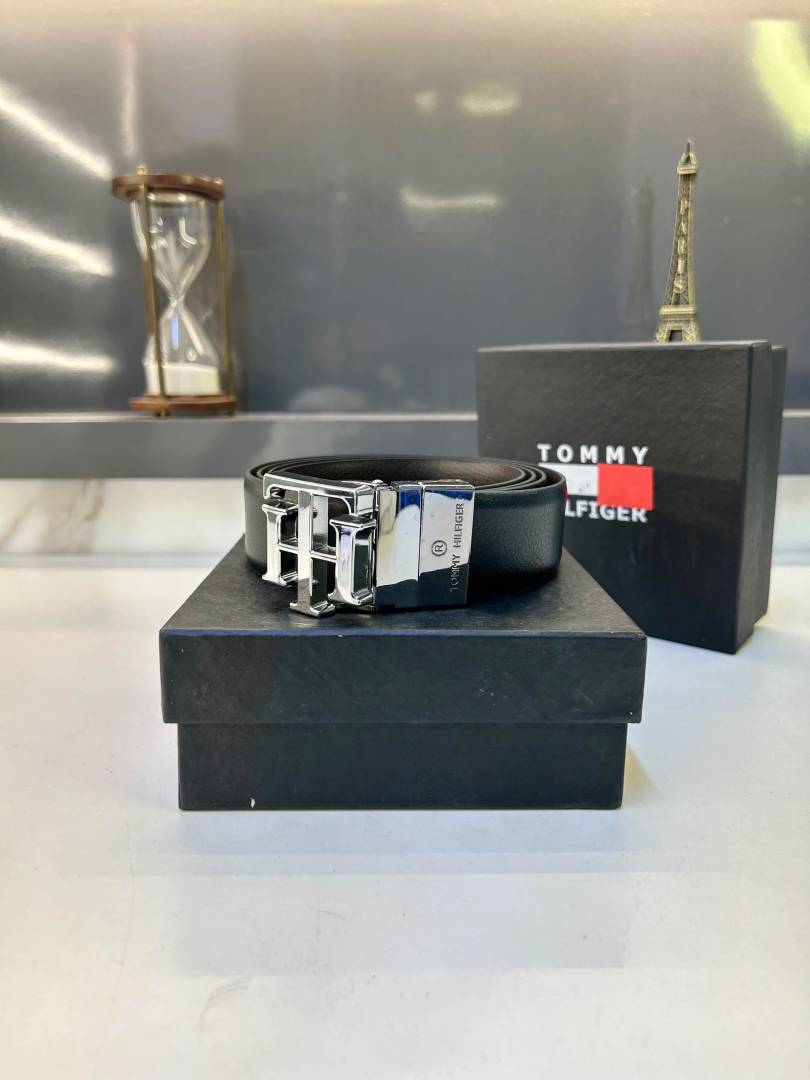 Tommy silver Reversible Belt Fa 666