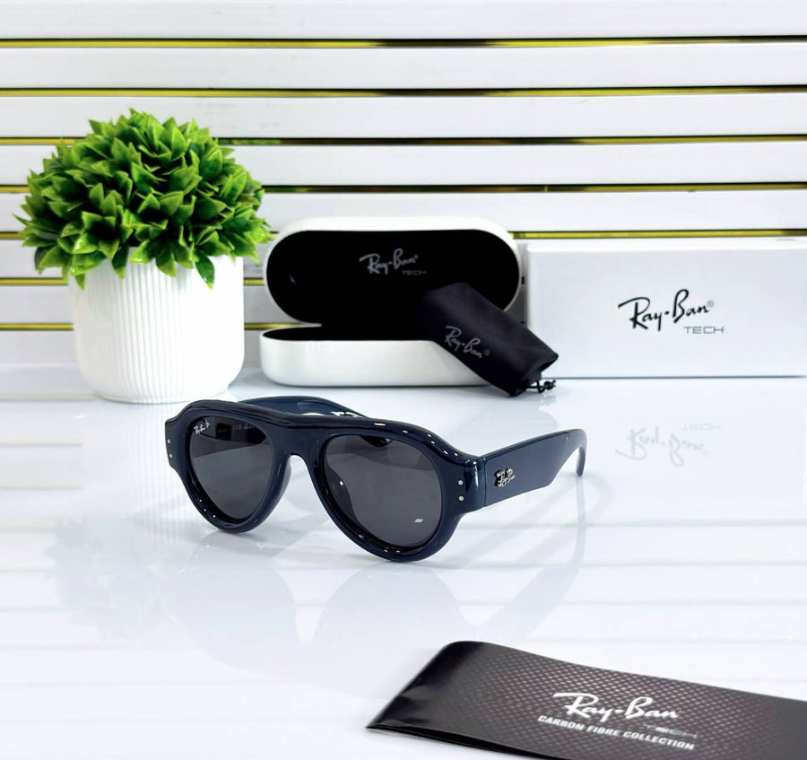 Ray-Ban 4925 puffer solid blue
