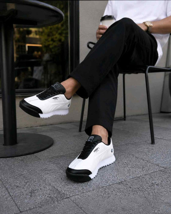 Puma Roma BMW White Black 2609