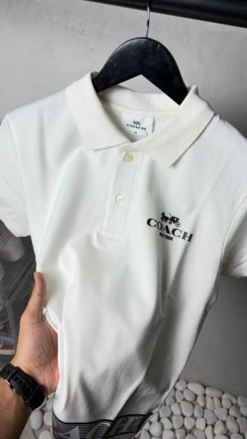 Coach Premium Polo T shirt with OG box packaging 1818