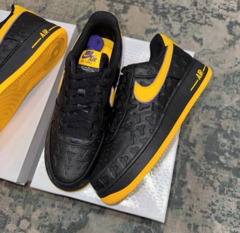 Nike air force 1 low kobe bryant lakers away