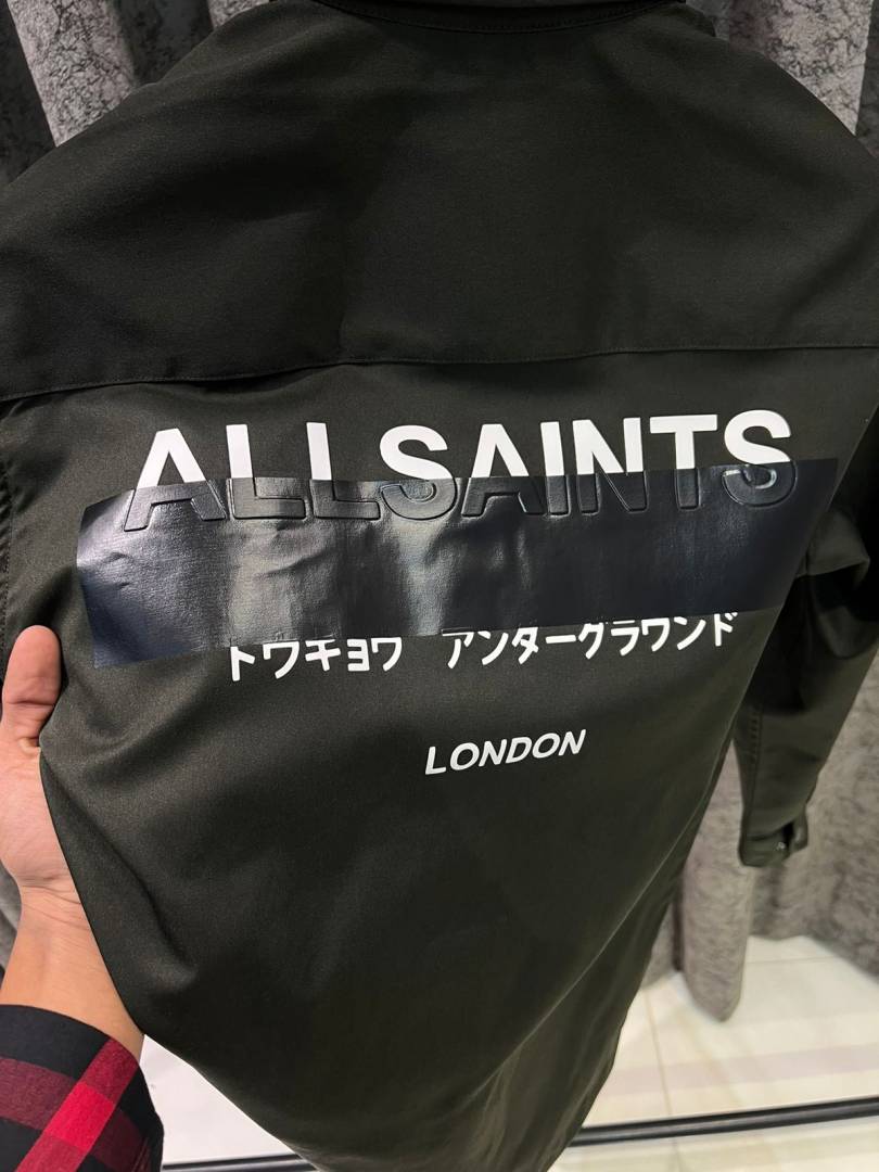 ALLSAINTS IMPORTED STORE ARTICLE SHIRT GREEN