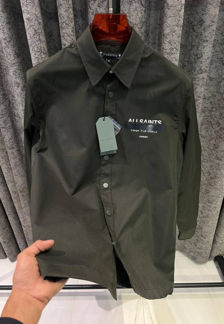ALLSAINTS IMPORTED STORE ARTICLE SHIRT GREEN
