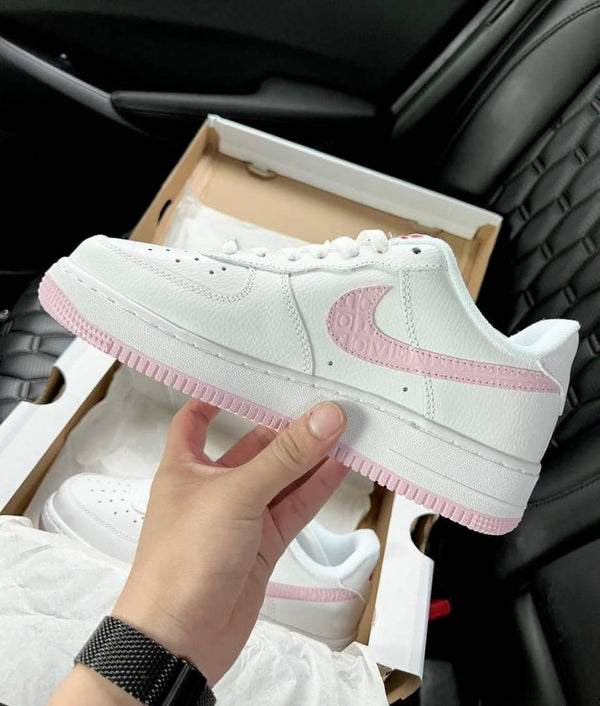 Nike Airforce 1 Low Valentines Day White Pink Womens