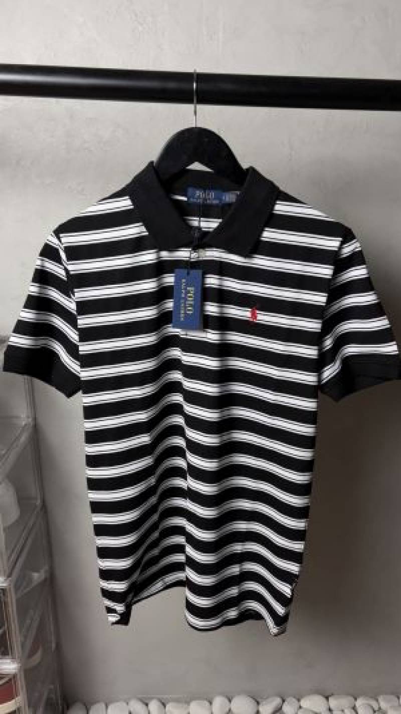 Ralph_ Laure_n Premium Striped Polo T-Shirt With OG Packaging 1347. Sales offer VS1000