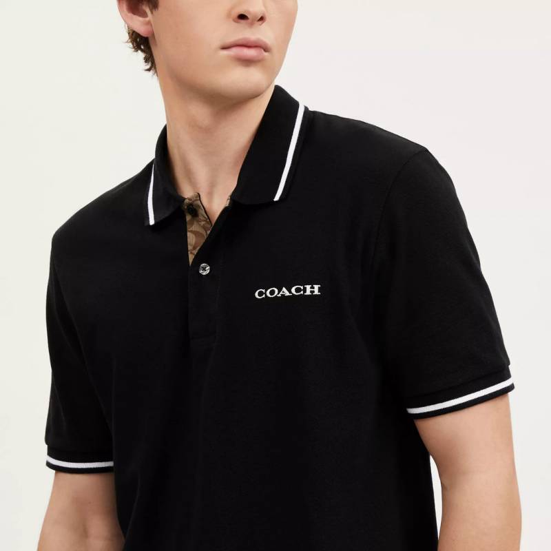 Coach IMPORTED STORE ARTICLE POLO T-SHIRT