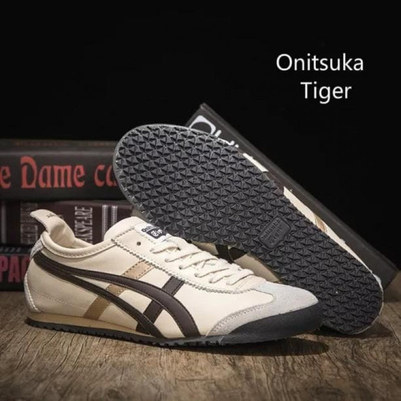Onitsuka Tigar Mexico 66 Beige Brown Gold