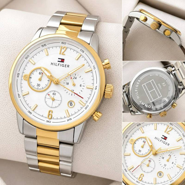 Tommy Evan 2 ton gold white