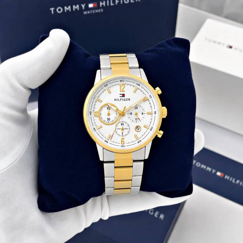 Tommy Evan 2 ton gold white