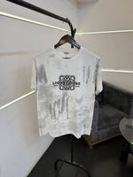 Loew e acid wash turkey imported round neck tshirt white