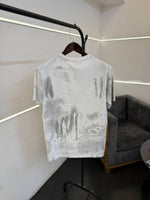 Loew e acid wash turkey imported round neck tshirt white