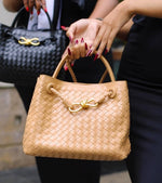 Bottega Veneta Andiamo Apricot Premium With Dust Cover Packing