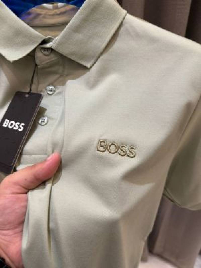 Boss Chest Logo Polo T-shirt Green
