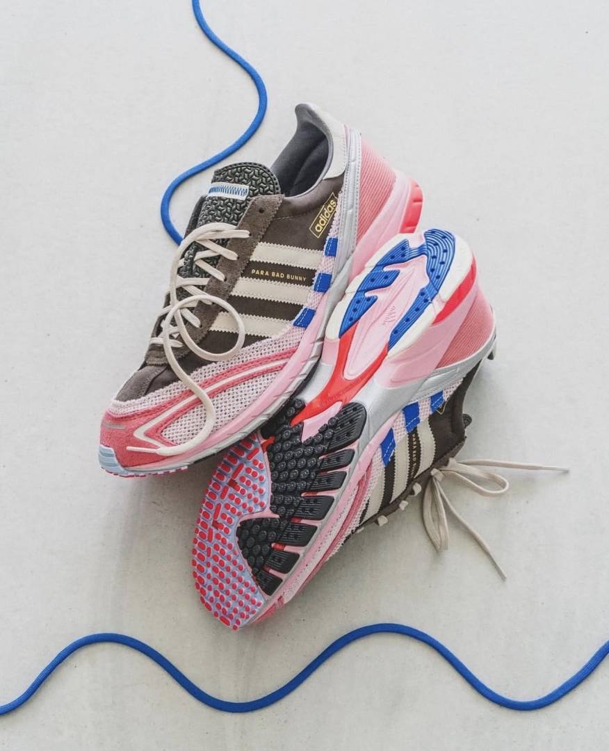 Bad bunny x adiddas para adizero SL72 brown clear pink