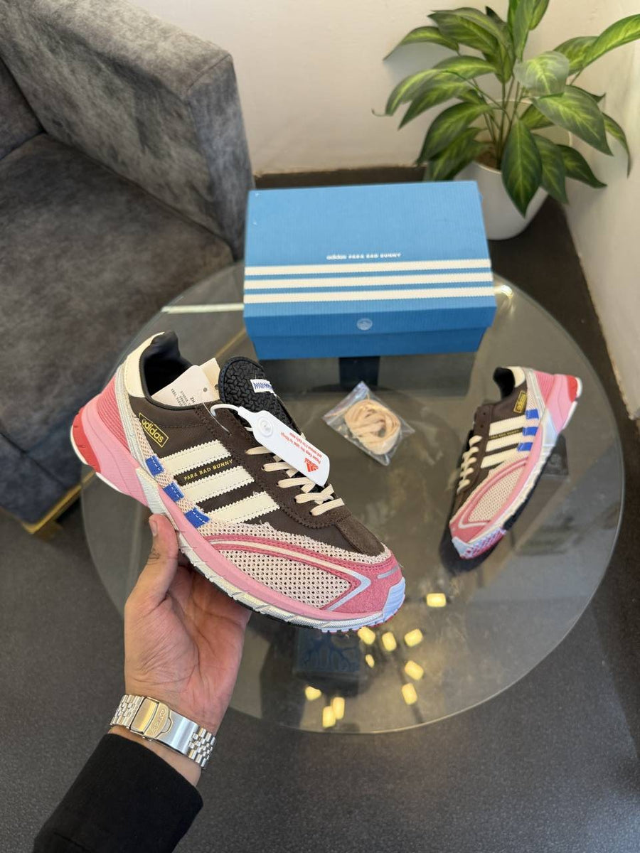 Bad bunny x adiddas para adizero SL72 brown clear pink