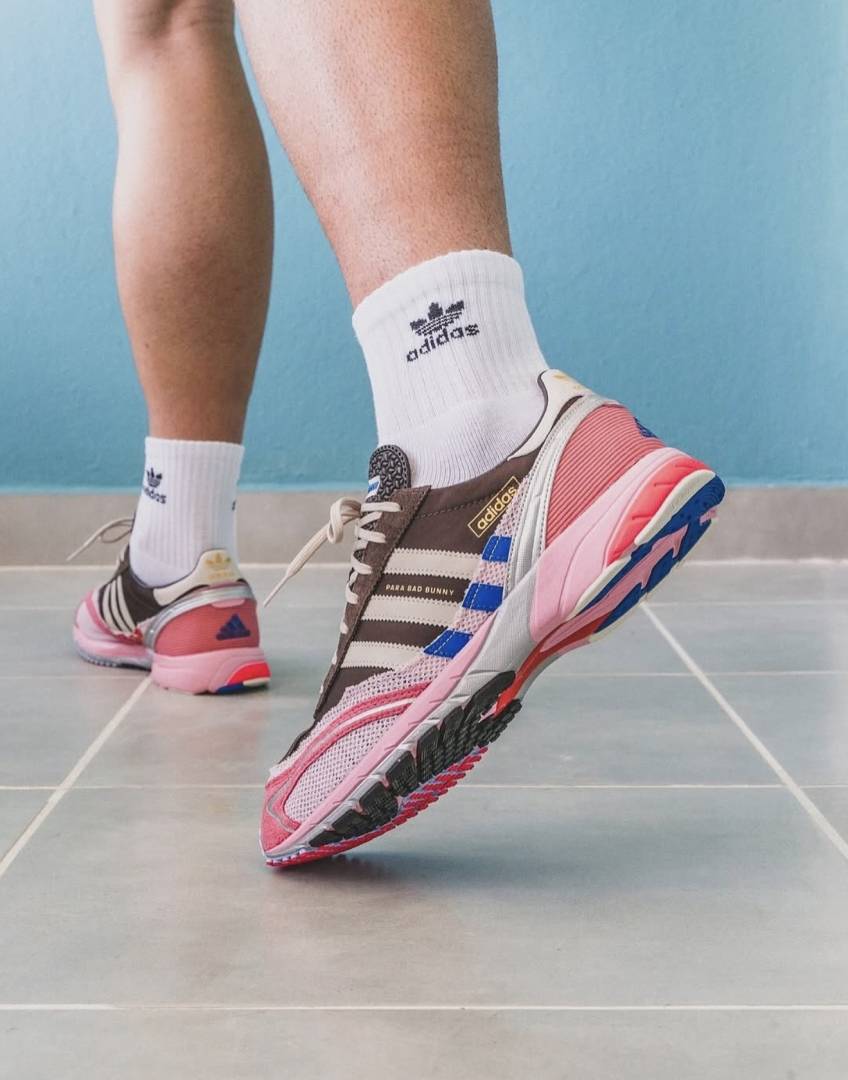 Bad bunny x adiddas para adizero SL72 brown clear pink