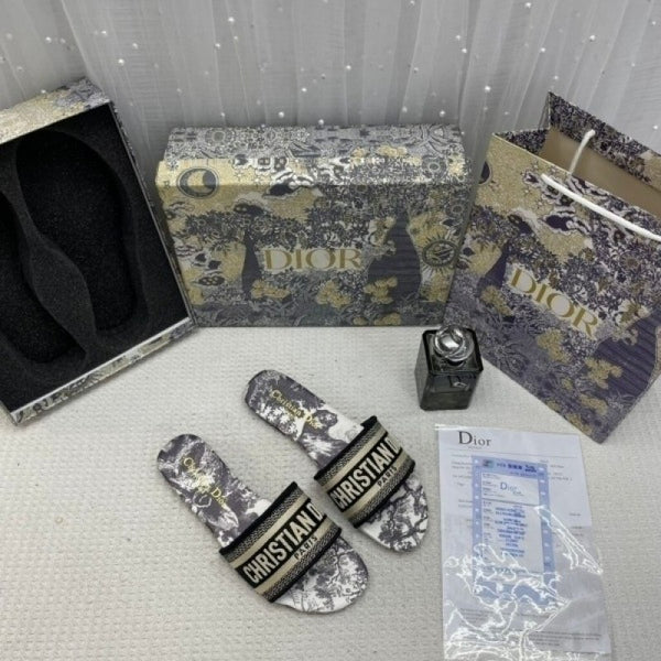 Christian Diyor Dway Slide With OG Box Carry Bag Black Tiger 748