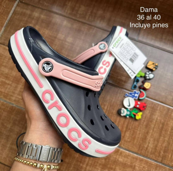 WMN Croccs Classic bayaband Clog blackpepper