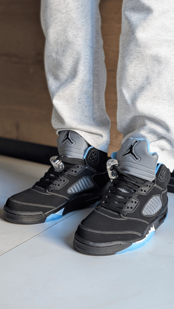 Jordan 5 Black University Blue for mens