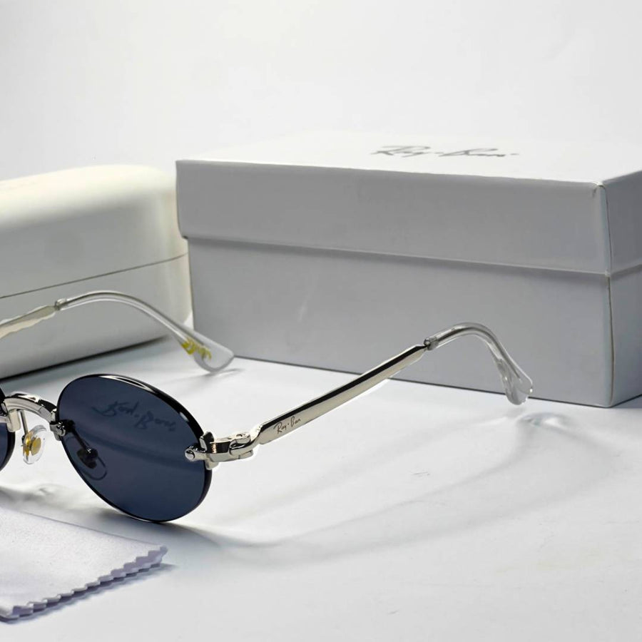 Ray-Ban 3929 rocky oval silver black